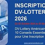dv lottery 2022 inscription en ligne